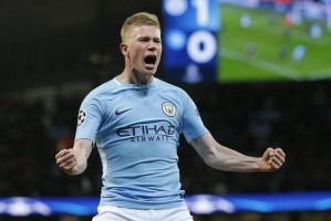  德布劳内伤愈复出，助攻帽子戏助曼城大胜  